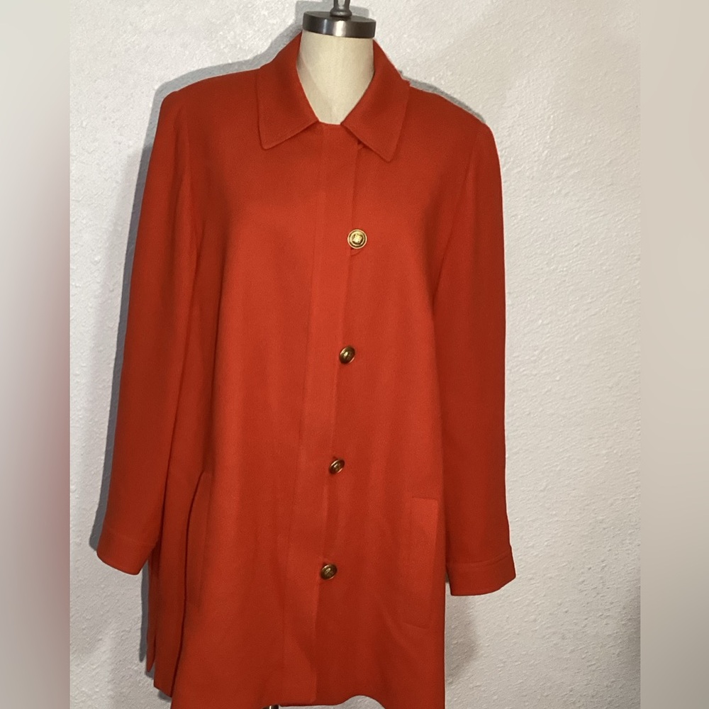 Givenchy vintage burnt orange jacket size 18W